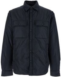 DSquared² - Jacket With Classic Collar And Logo Print On The Rear - Lyst