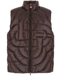 CASABLANCA - Down Jacket With High Collar And Monogram Design - Lyst