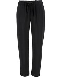 Semicouture - Pants With Drawstring Closure - Lyst