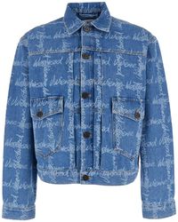 Vivienne Westwood - Giacca 'Marlene' Con Logo Lettering Stampato All-Ove - Lyst