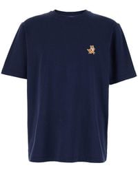 Maison Kitsuné - T-Shirt With Logo Detail - Lyst