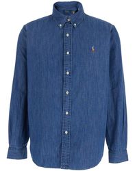 Polo Ralph Lauren - Long-Sleeved Shirt, Cotton - Lyst