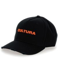 Cultura - Baseball Cap With Embroidery - Lyst