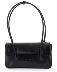 Marge Sherwood - Shoulder Bag With Two Top Handles And Logo Letteri - Lyst