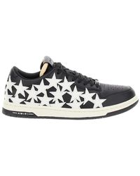 Amiri - 'Stars Court' And Low Top Sneakers With Star Patches - Lyst