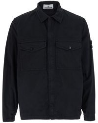 Stone Island - Cotton Shirt - Lyst