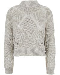 Antonelli - Assia Sweater With V-Neck And Long Sleeves - Lyst