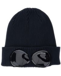 C.P. Company - Berretto Con Dettaglio Google Sul Fronte E Lavorazione A - Lyst