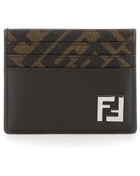 Fendi - Portacarte Squared Ff - Lyst