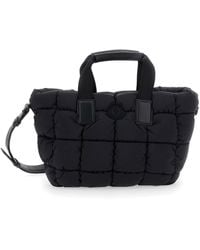 Moncler - 'Caradoc' Mini Handbag With Logo Patch On The Front And - Lyst