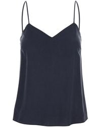 Max Mara - 'Umbria' Top With Thin Straps And V-Neckline - Lyst