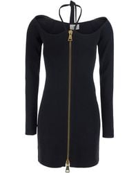 Elisabetta Franchi - Knit Mini Dress - Lyst