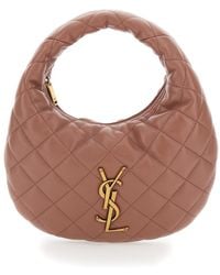 Saint Laurent - 'Icare' Handbag With Cassandre Plate On The Front A - Lyst