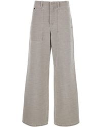 Fendi - Jeans With Patch Pockets On The Front And Embossed Logo On - Lyst