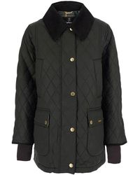 Barbour - Modern Beadnell Quilted Jacket With Classic Collar And Pockets - Lyst