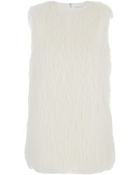 Loulou de Saison - 'Yasmin' Crew Neck Top With All-Over Fringe Des - Lyst