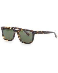 Emporio Armani - Square-Lens Sunglasses With Leopard Print - Lyst