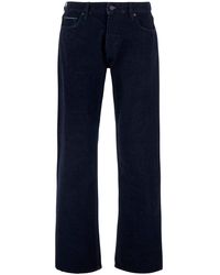 Emporio Armani - Jeans With Logo Patch On The Back - Lyst