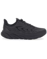 Hoka One One - Low-Top Sneakers With Logo Lettering On The Side And Perfor - Lyst