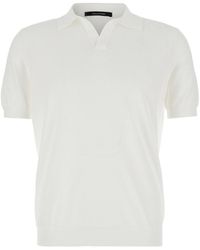 Tagliatore - Polo A Maglia Con Colletto Stile Polo E Maniche Corte - Lyst