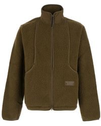 Pas Normal Studios - Off-Race Pile Fleece Jacket With High Collar And Lo - Lyst