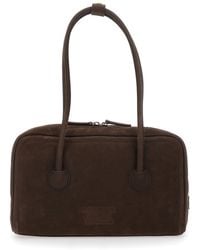 Marge Sherwood - Shoulder Bag 'Soft Boston' Small With Logo Lettering On - Lyst