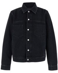 Givenchy - Jacket With Buttons And Logo Patch - Lyst