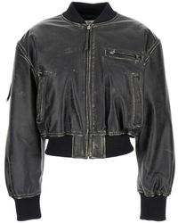 Acne Studios - Padded Bomber Jacket With Pockets And Zip - Lyst