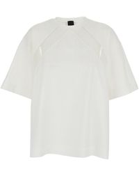 Pinko - Round Neck T-Shirt Tech Fabric - Lyst