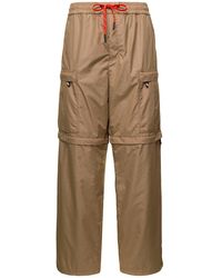 3 MONCLER GRENOBLE - Cargo Pants With Drawstring And Patch Pockets I - Lyst