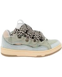 Lanvin - 'Curb' Low-Top Sneaker With Oversized Laces - Lyst