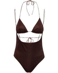 Oséree - 'Lumiere Kini Maillot' Swimsuit With Cut-Out Detail - Lyst