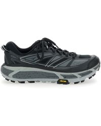 Hoka One One - 'Mafate Speed 2' Low Top Sneakers With Logo Print On The Side - Lyst