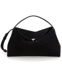 TOTEME - 'T-Lock' Handbag With With Shoulder Strap And T-Lock Clos - Lyst