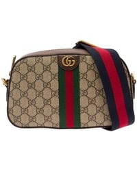 Gucci - Borsa A Tracolla 'Ophidia Gg Piccola' Con Web - Lyst