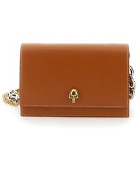 McQueen - Borsa A Tracolla 'Skull Piccola' Con Dettaglio Tesch - Lyst