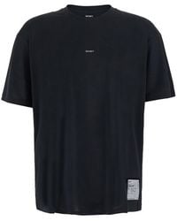 Satisfy - 'Auralite' T-Shirt With Logo Lettering On The Front And - Lyst