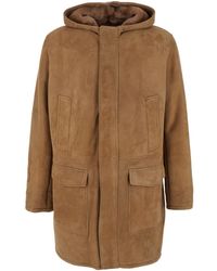 Arma - Montone 'Mias' Con Cappuccio E Chiusura Con Zip Sul Fronte - Lyst