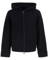 Emporio Armani - Felted Wool Jacket Coat - Lyst