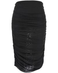 FEDERICA TOSI - Skirt With All-Over Draped - Lyst
