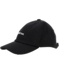 Jacquemus - Cappello Da Baseball 'La Casquette Gadjo' Con Logo Lettering - Lyst