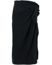 Dries Van Noten - 'Hanam' Skirt With Ruched Details On The Front I - Lyst