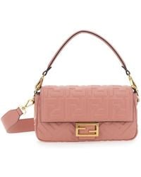 Fendi - 'Baguette' Shoulder Bag With Removable Shoulder Strap - Lyst