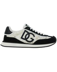 Dolce & Gabbana - Sports Shoes With Logo - Lyst