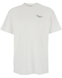 Givenchy - Crew Neck T-Shirt With Logo On Front And Back - Lyst