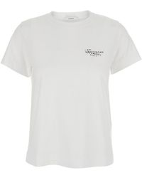 Givenchy - Crew Neck T-Shirt With Logo On Front And Back - Lyst