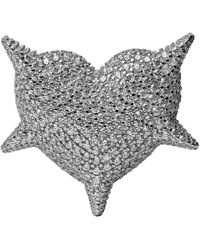 LAG World - Orecchini 'Heart Punched Arctic' A Forma Di Cuore Con Decora - Lyst