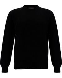 La Fileria - Crewneck Sweater With Ribbed Trims - Lyst