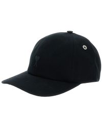 Ami Paris - Cappello Da Baseball Con Ricamo Adc Sul Fronte - Lyst