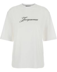 Jacquemus - T-Shirt With Round Neck - Lyst